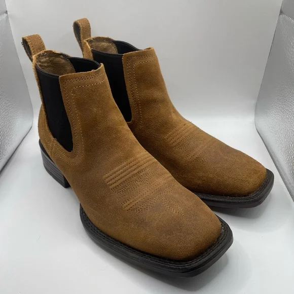 Men’s Ariat Booker Ultra Western Boots Size 8 - Picture 1 of 6